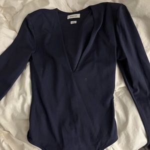 Babaton Blue Bodysuit. (Navy)